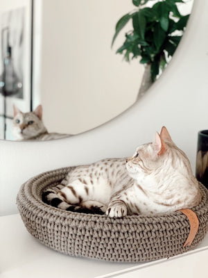 Coco Dog/Cat Bed - Light Brown 