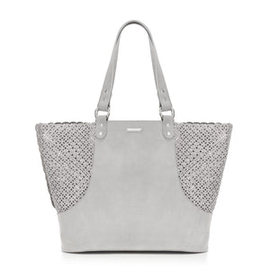 Elva Dog Carrier & Personal Bag - Light Grey 