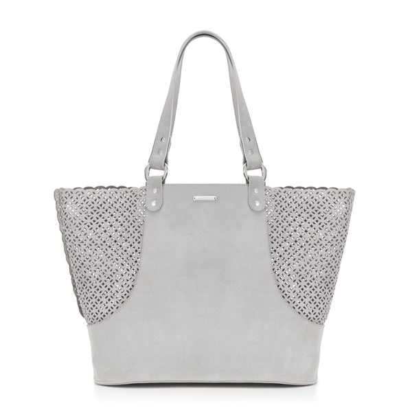 Elva Dog Carrier & Personal Bag - Light Grey 